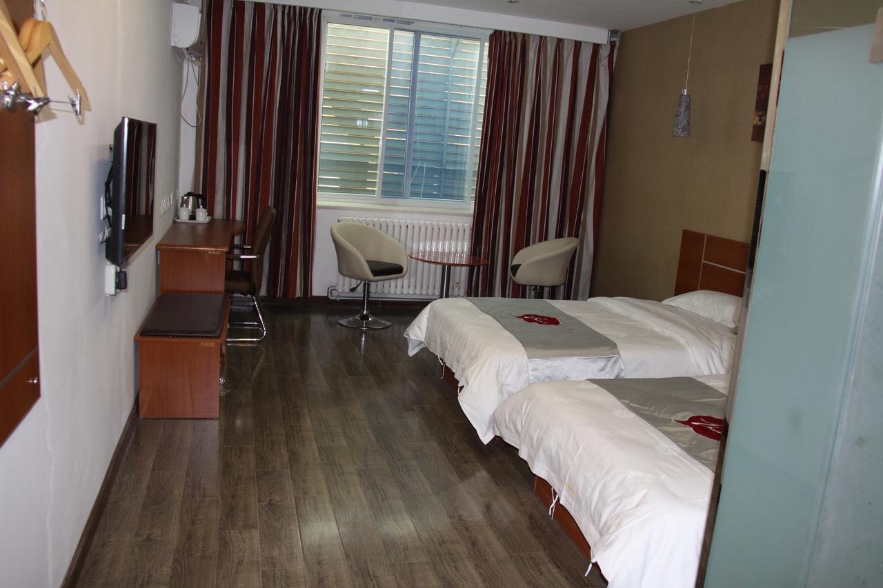 Thank Inn Chain Hotel Shandong Liaocheng Economic Development Zone Jiuhe Community ภายนอก รูปภาพ