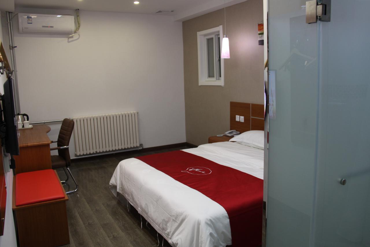 Thank Inn Chain Hotel Shandong Liaocheng Economic Development Zone Jiuhe Community ภายนอก รูปภาพ